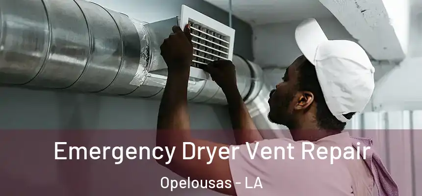 Emergency Dryer Vent Repair Opelousas - LA