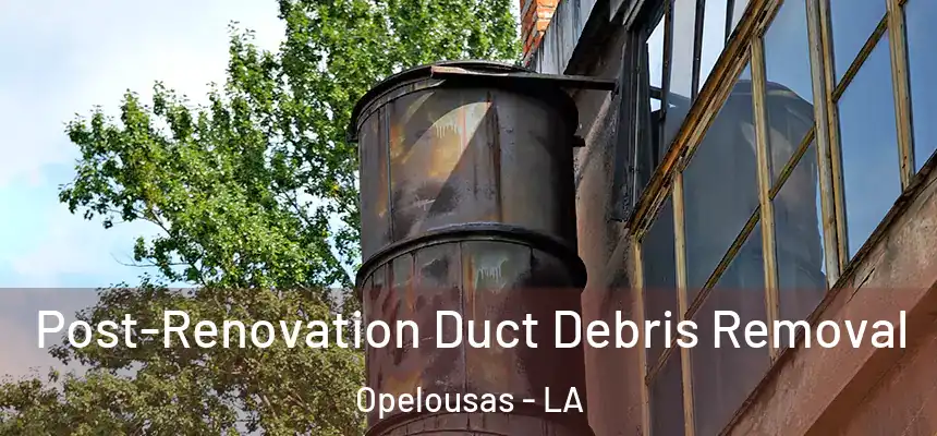 Post-Renovation Duct Debris Removal Opelousas - LA